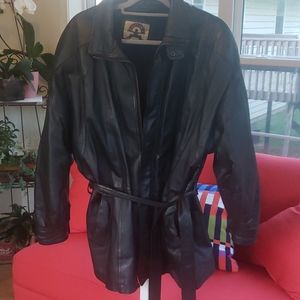 Phase 2 Men's Black Leather Jacket